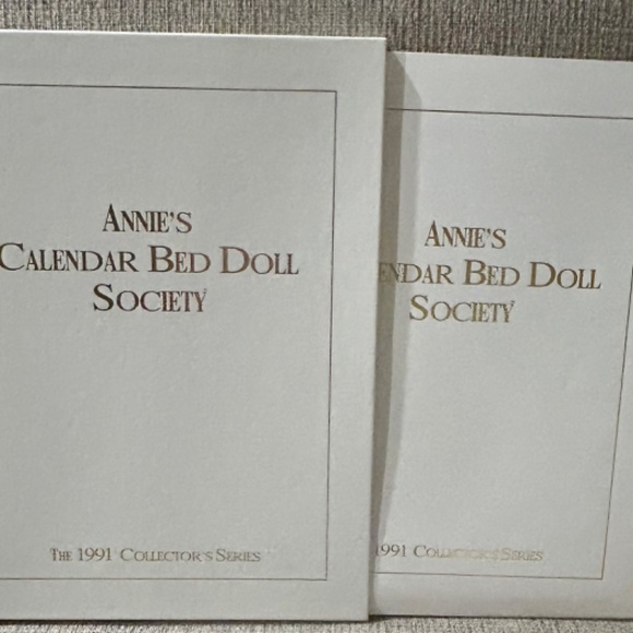 1991 Annie's Calendar Bed Doll Collector Pattern Complete Crochet  Bonus Bridal! - Picture 5 of 6